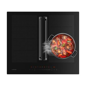 Chef-Fusion Down Air System Induktionsherd + Abzugshaube 60cm 600 m³/h Abluftleistung EEC A