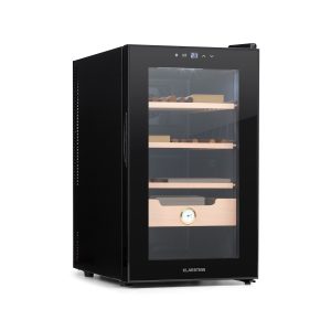Klarstein El Presidente 48 Zigarren-Humidor 48L  3 Einschübe 1 Fach Zedernholz