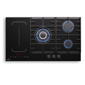 MultiChef 5 Induktions- und Gaskochfeld 5 Kochzonen 3 Gasbrenner 2 Induktionsfelder FlexZone